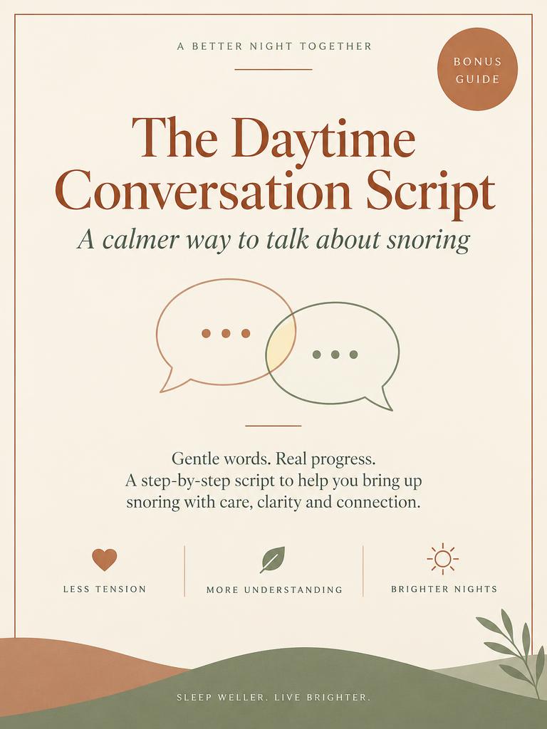Daytime Conversation Script first page