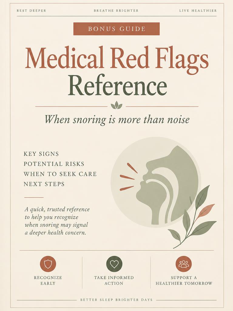 Medical Red Flags Reference Sheet first page